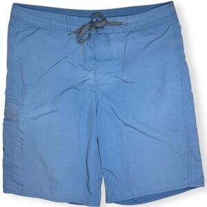 Eddie Bauer Sport Men's Medium Cargo Shorts Outdoor Hiking 100% Nylon Mesh Lined